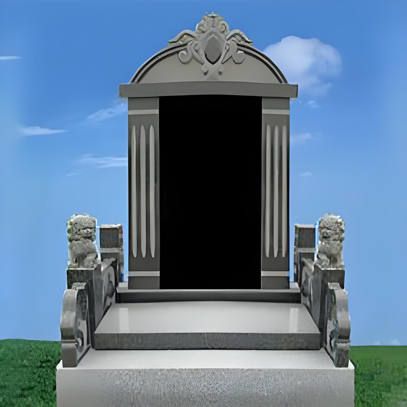 黑色三墓碑